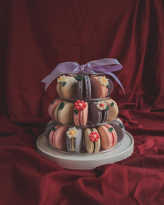 Garden 4 Tier Macaron Tower