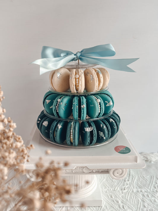 Sea 4 Tier Macaron Tower