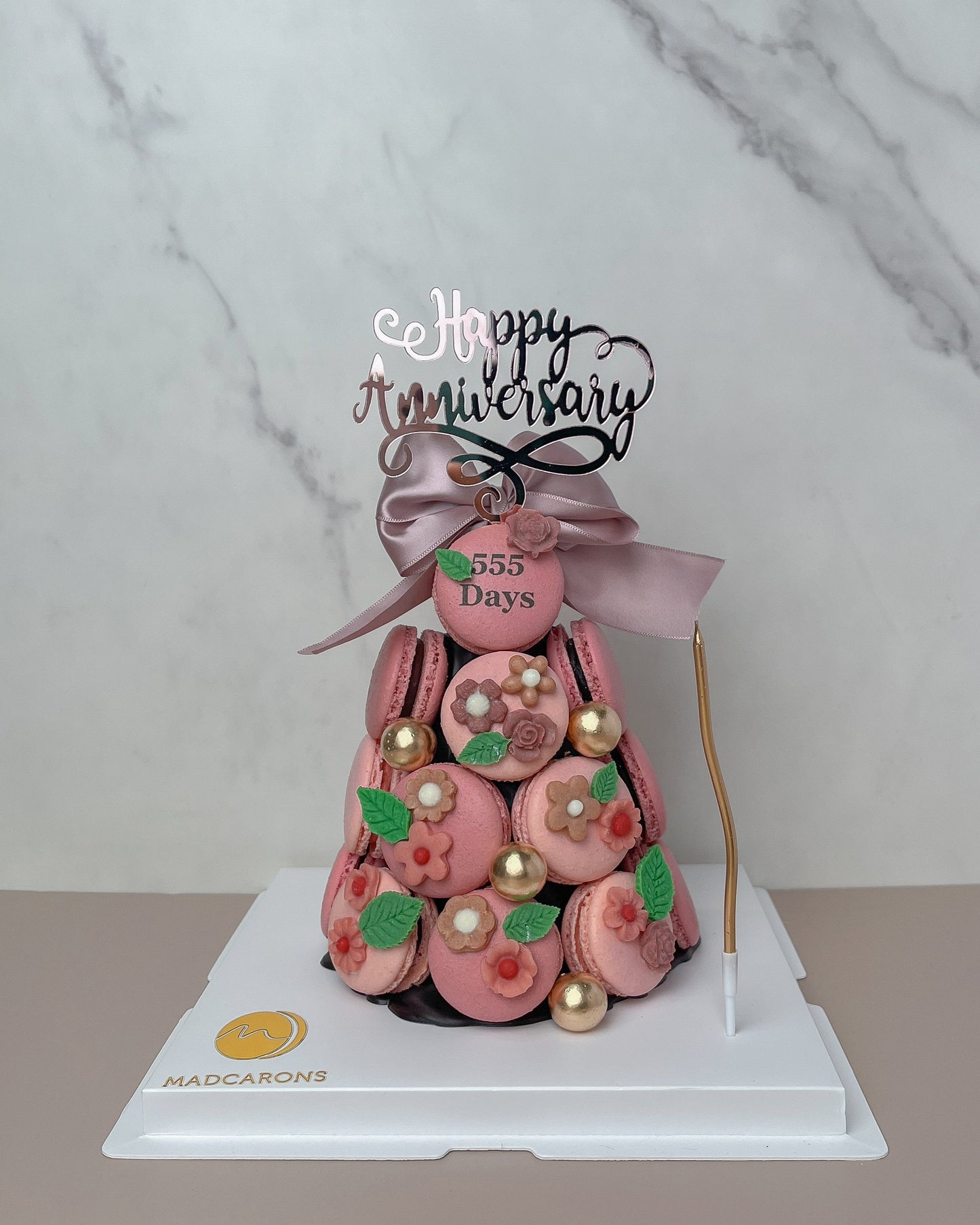 Sweet 2D Floral Mini Tower