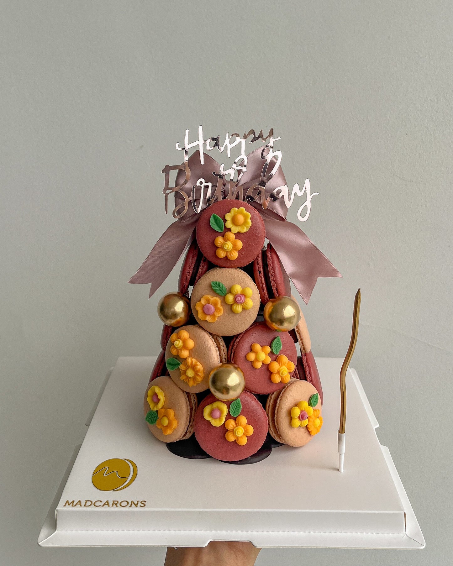 Sweet 2D Floral Mini Tower