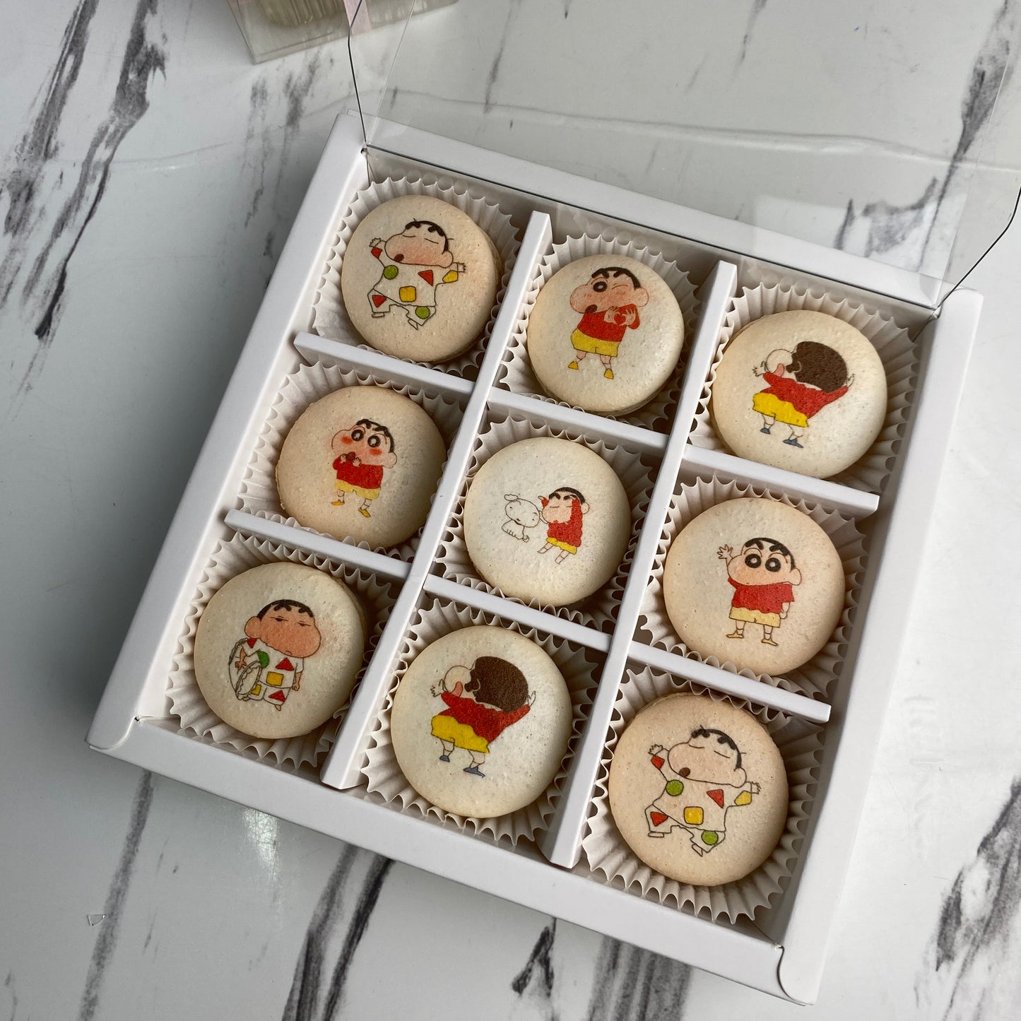 Sinchan Design Macarons