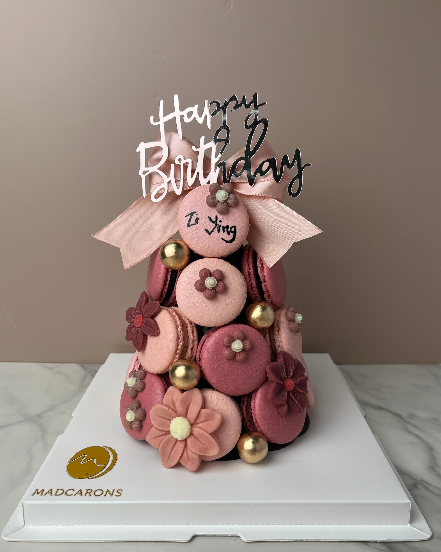 Sweet 2D Floral Mini Tower