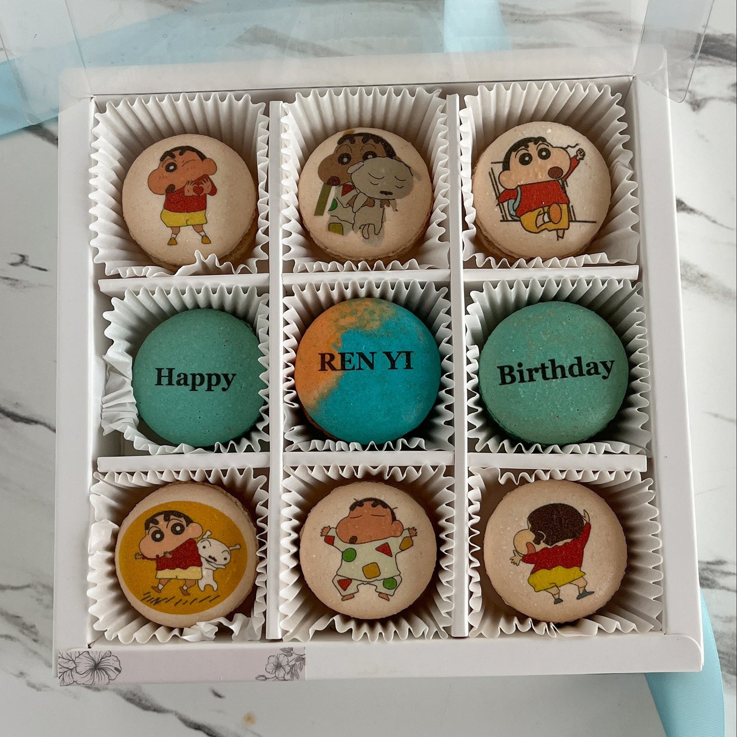 Sinchan Design Macarons