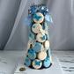 Blue Theme Macaron Tower