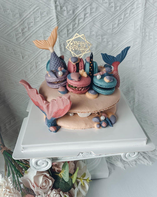 Mermaid Mac Cake